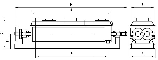 paddle dryer mesurement